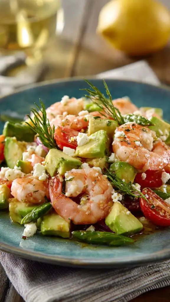 Mediterranean Shrimp And Avocado Salad
