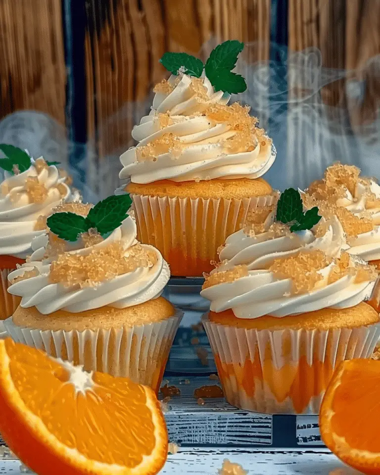 Orange Creamsicle Cupcakes