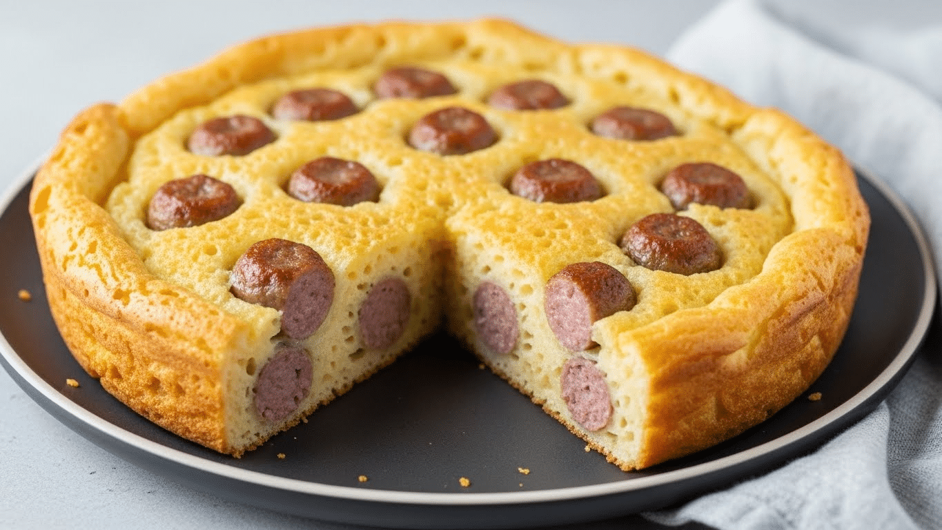 Pancake Sausage Breakfast Bake