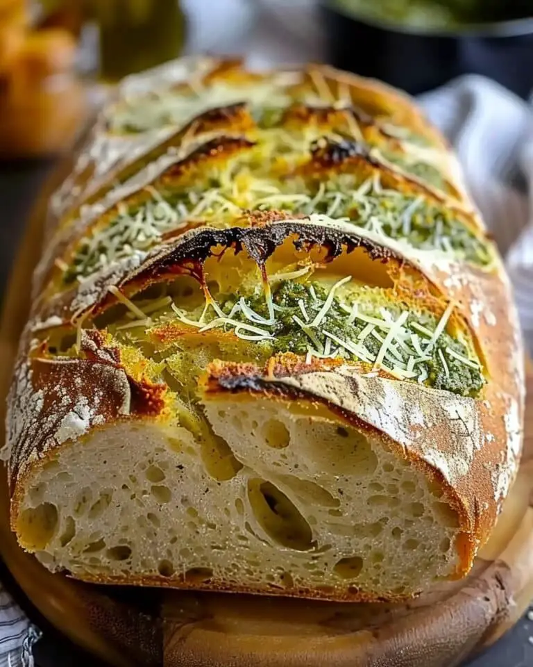 Pesto Parmesan Sourdough Recipe