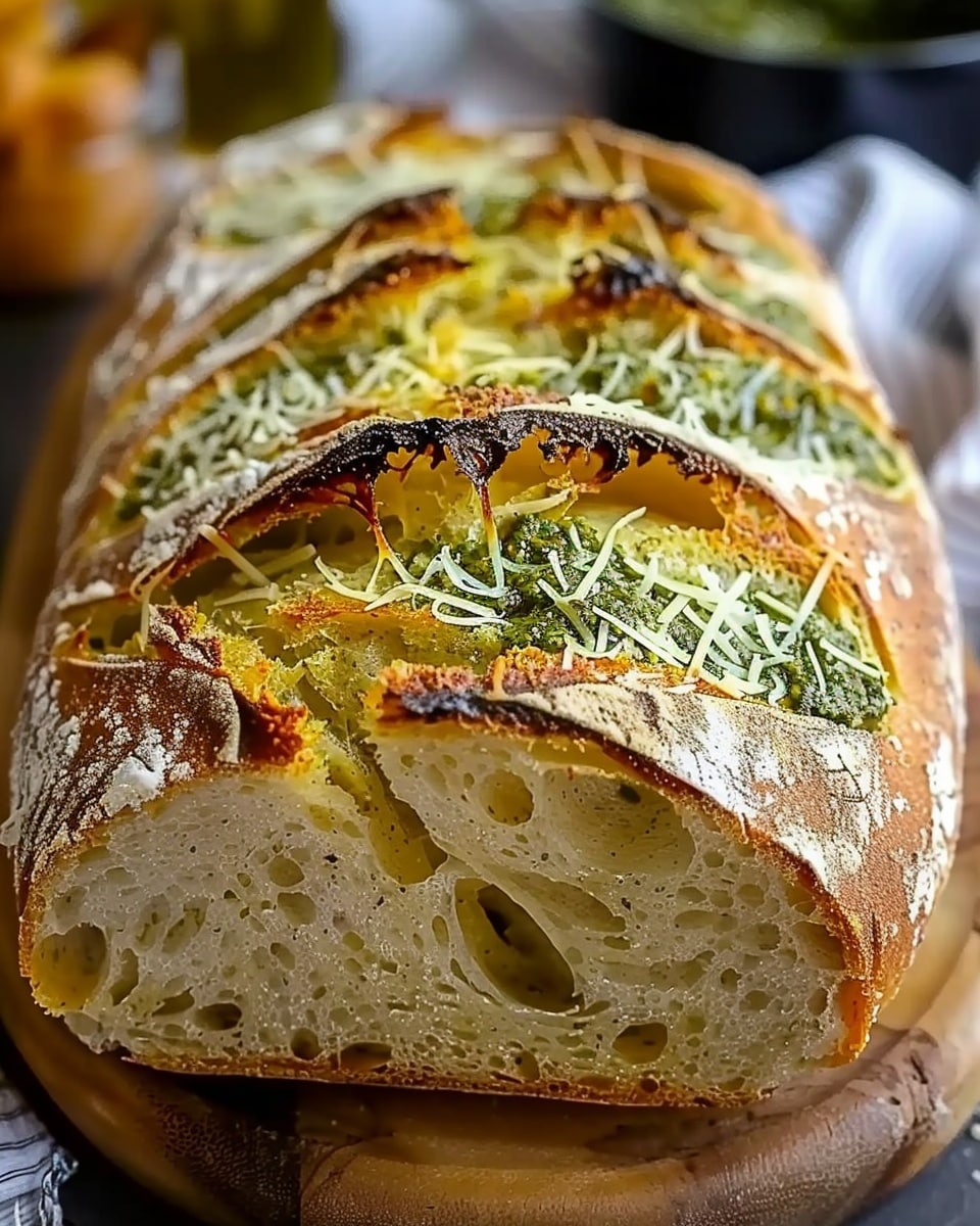 Pesto Parmesan Sourdough Recipe