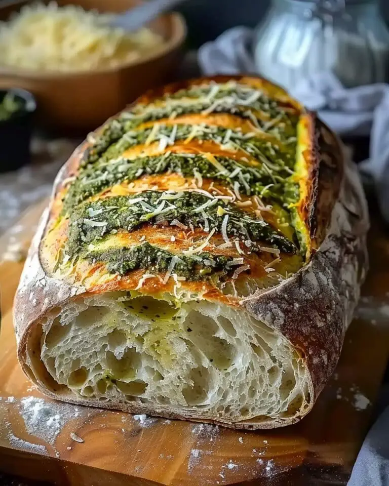 Pesto Parmesan Sourdough Recipe