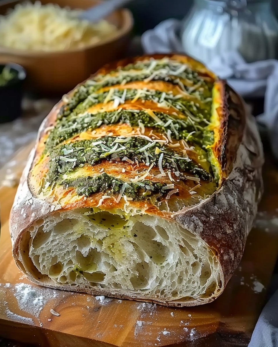 Pesto Parmesan Sourdough Recipe