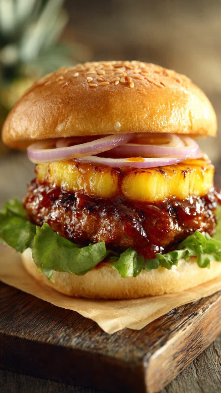 Pineapple BBQ Burger