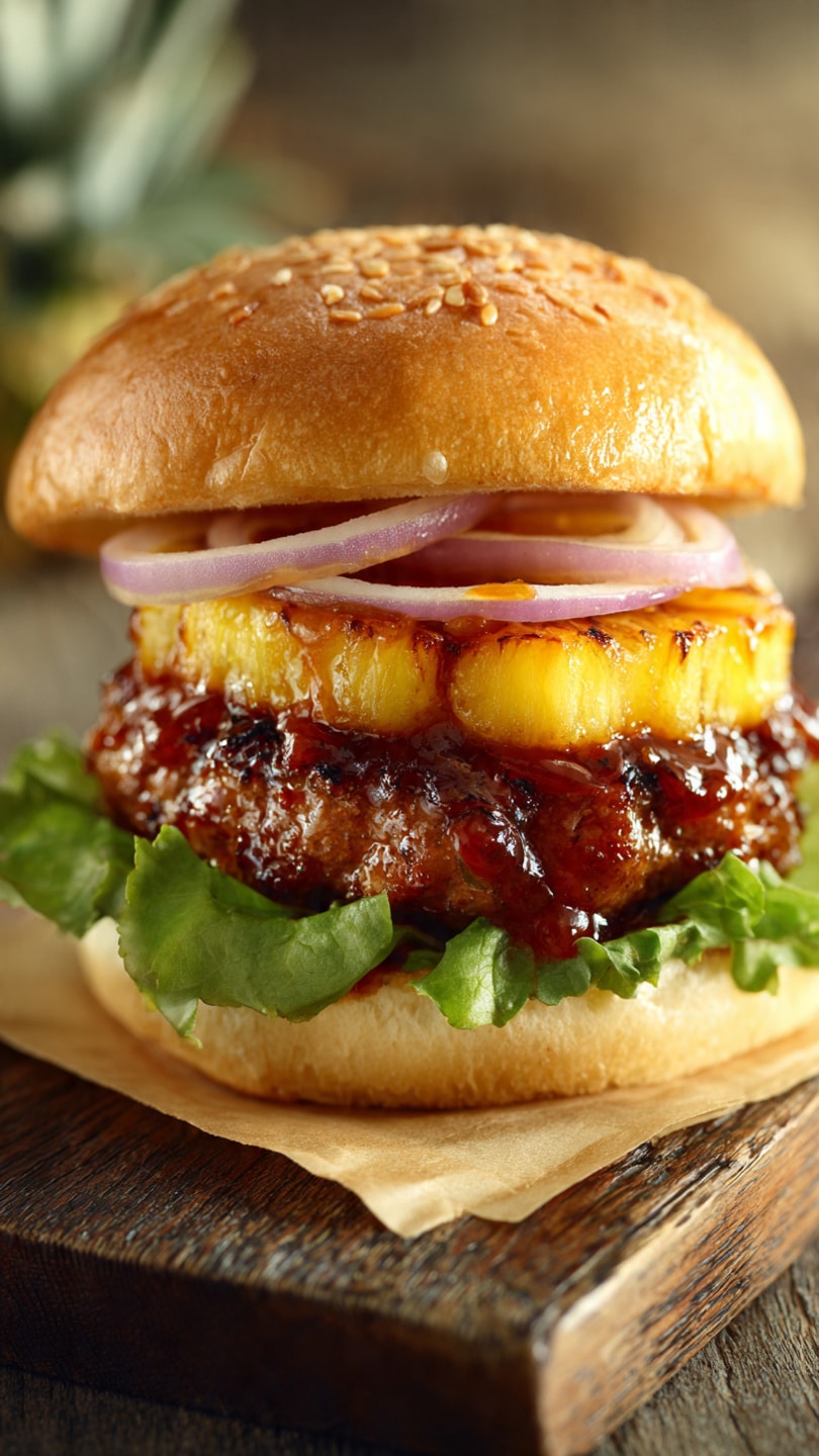 Pineapple BBQ Burger