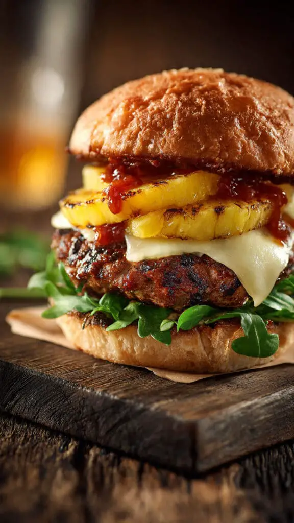 Pineapple BBQ Burger