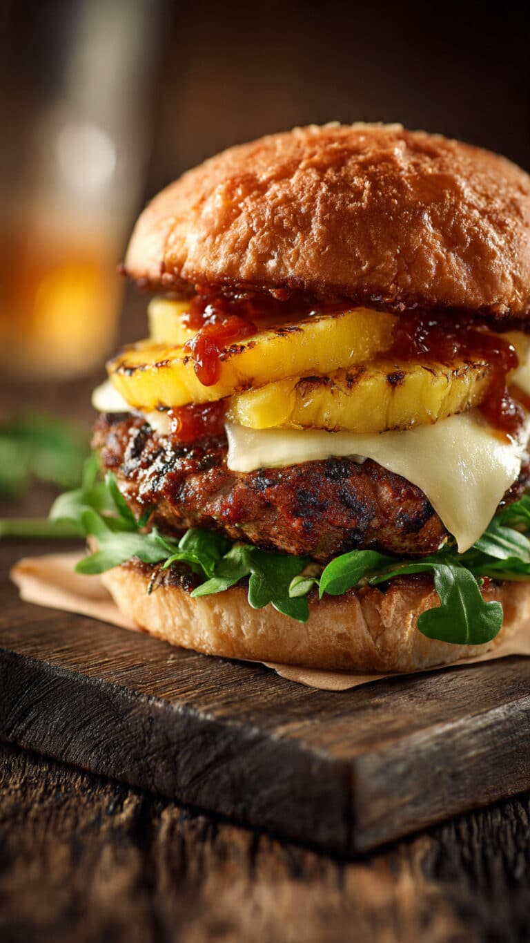 Pineapple BBQ Burger