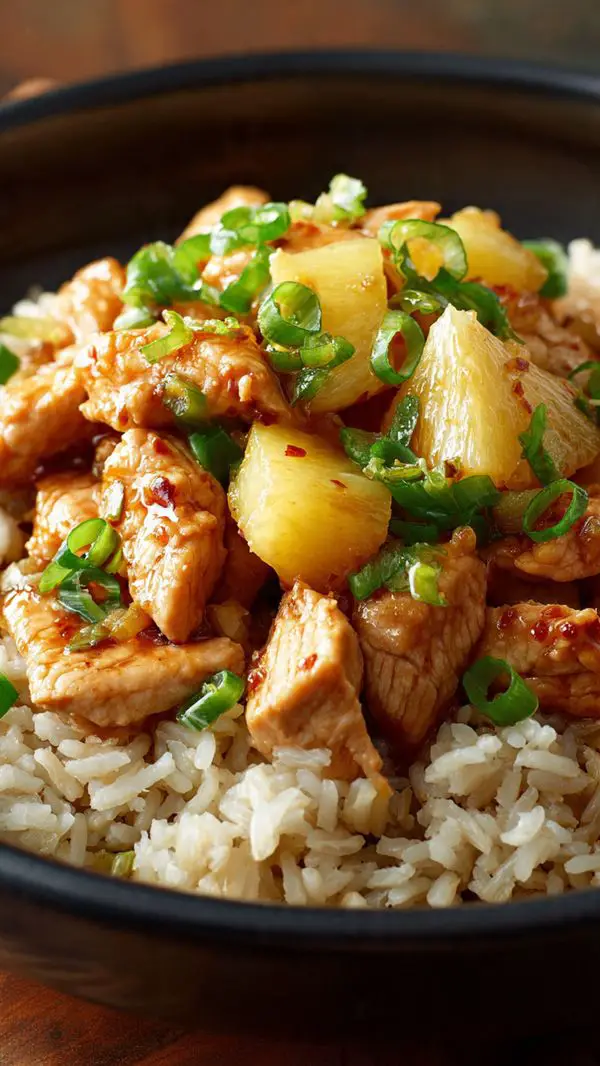 Pineapple Chicken And Rice