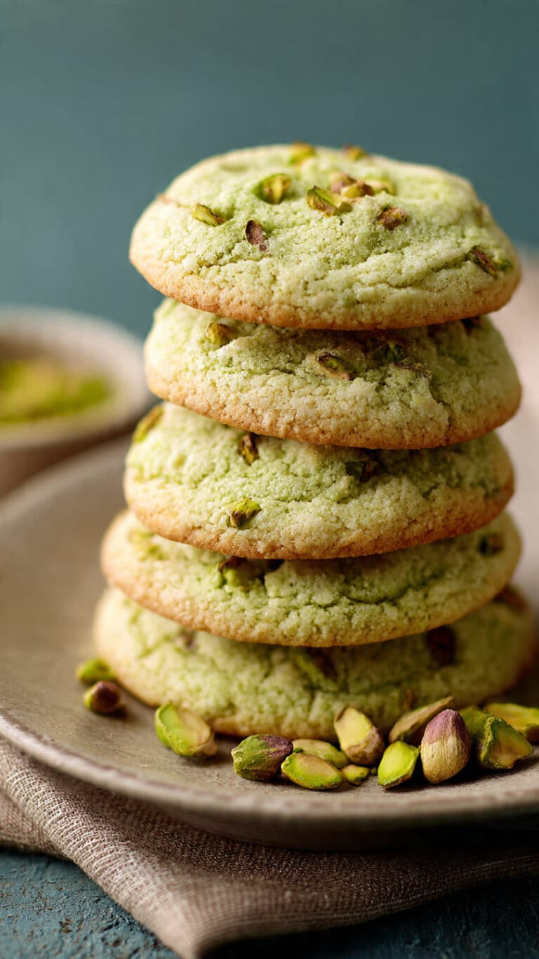 Pistachio Pudding Cookies