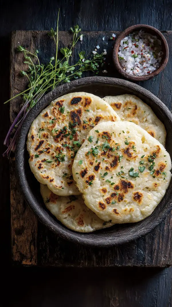 Homemade Cheese And Bean Pupusas