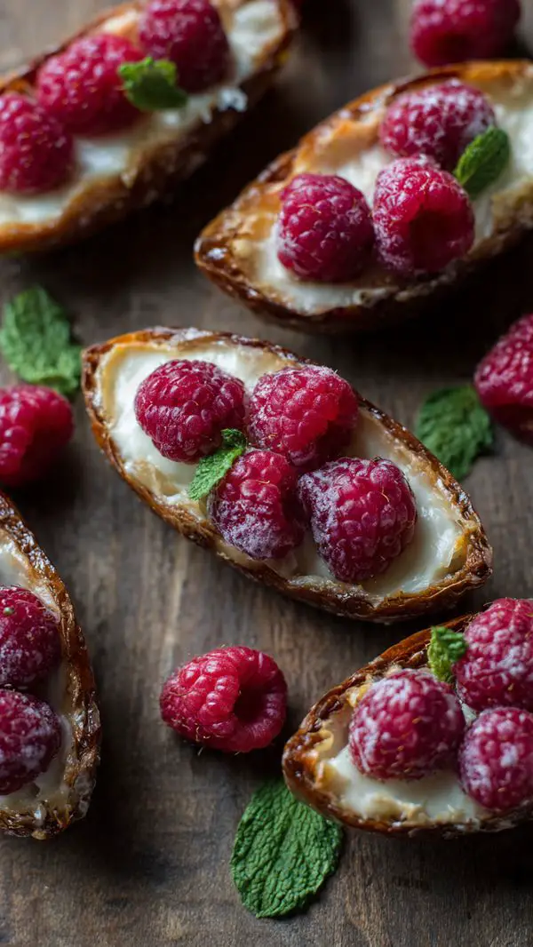 Raspberry-Bliss Brie Jalapeño Boats