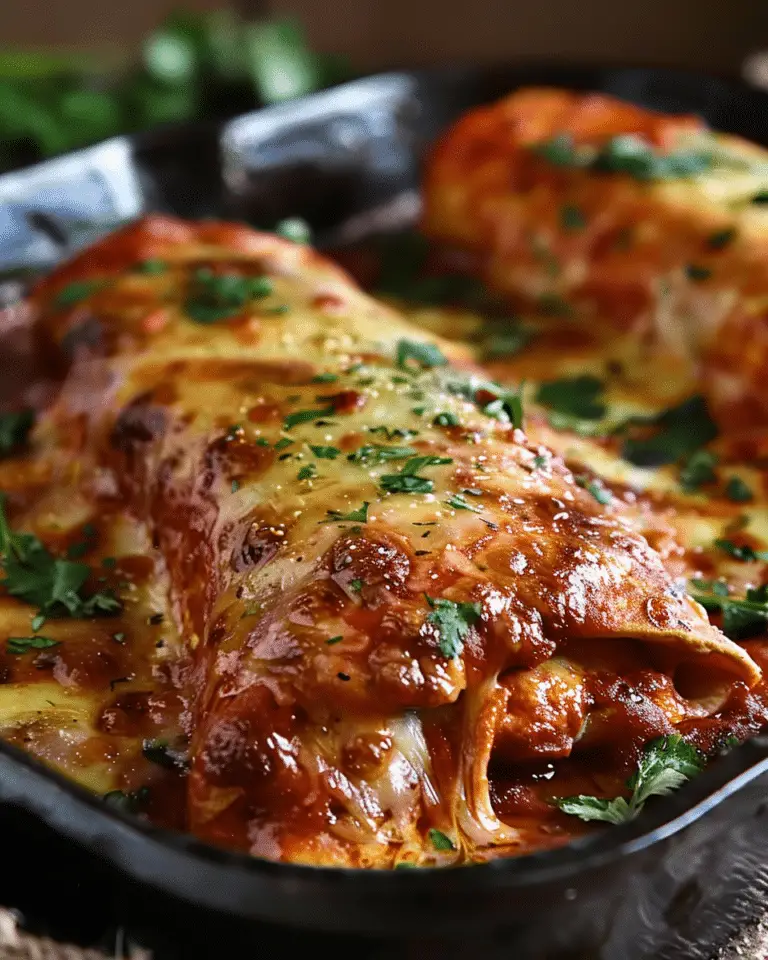 Red Cheese Enchiladas