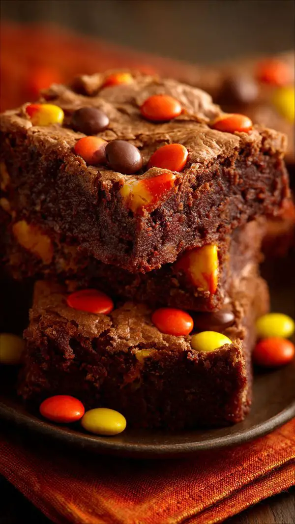 Reese's Pieces Peanut Butter Brownies