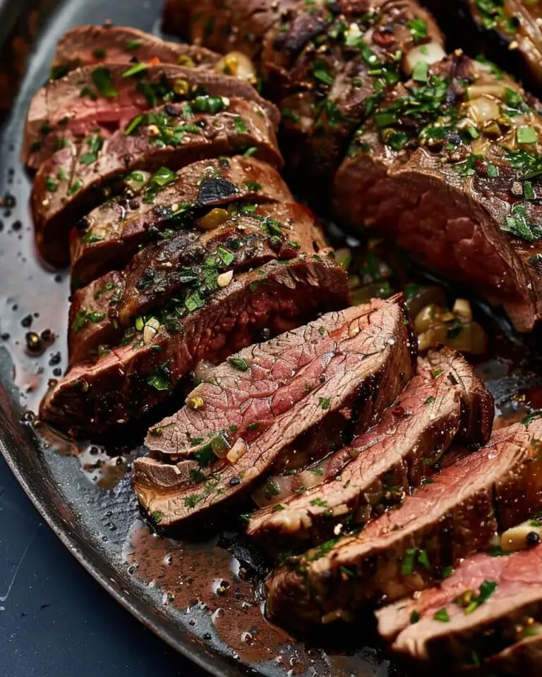 Rolled Flank Steak (Stuffed Steak Pinwheels)