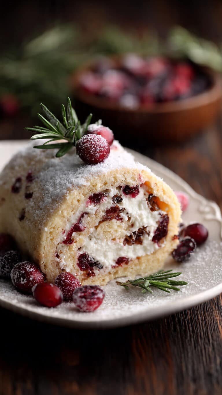 Savory Cranberry Roll-Ups