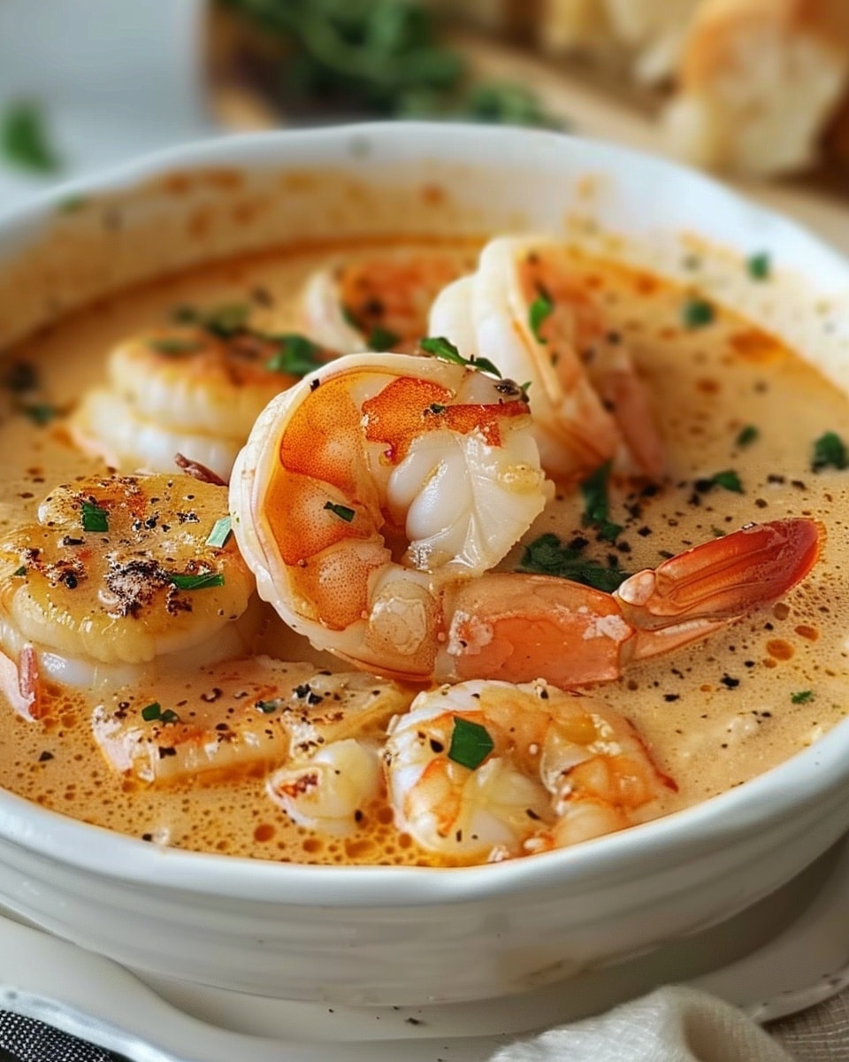 Seafood Bisque With Crab, Shrimp, And Lobster
