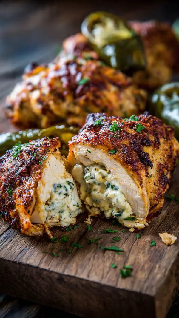 Smoked Jalapeño Popper Chicken Bombs