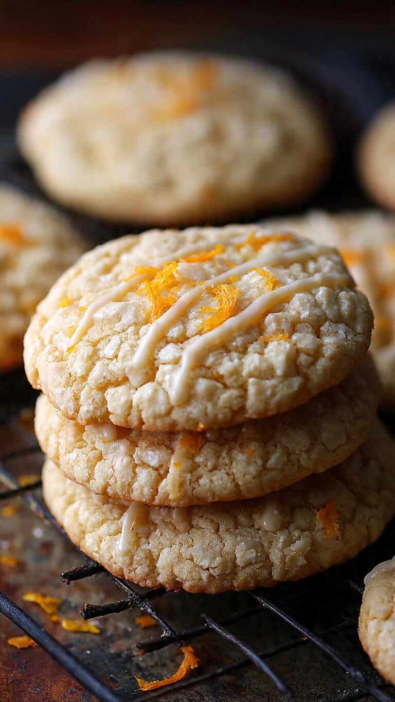 Soft And Chewy Creamsicle Orange Cookies