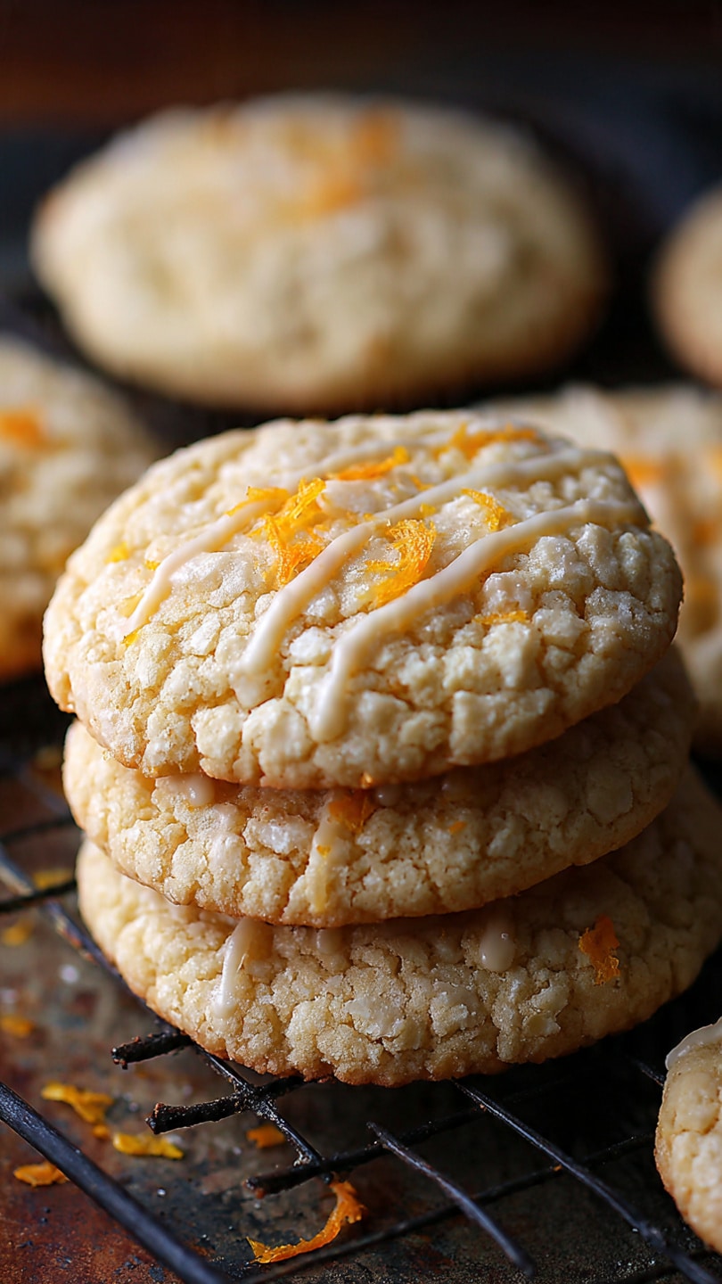 Soft And Chewy Creamsicle Orange Cookies