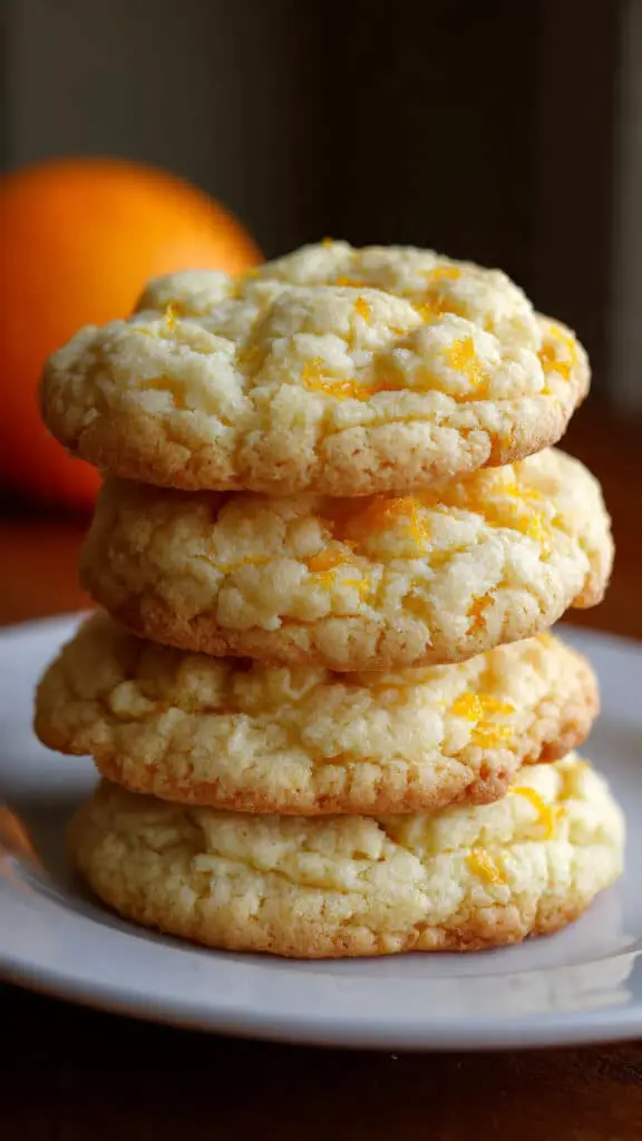 Soft And Chewy Creamsicle Orange Cookies