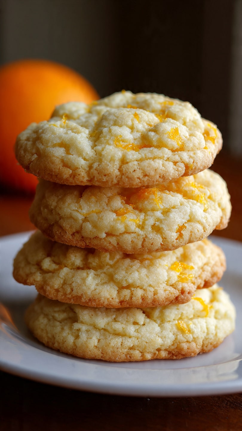 Soft And Chewy Creamsicle Orange Cookies