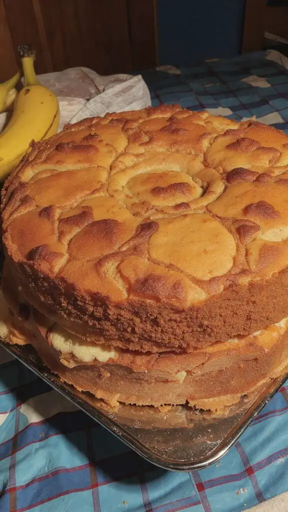 Soft And Moist Banana Cake