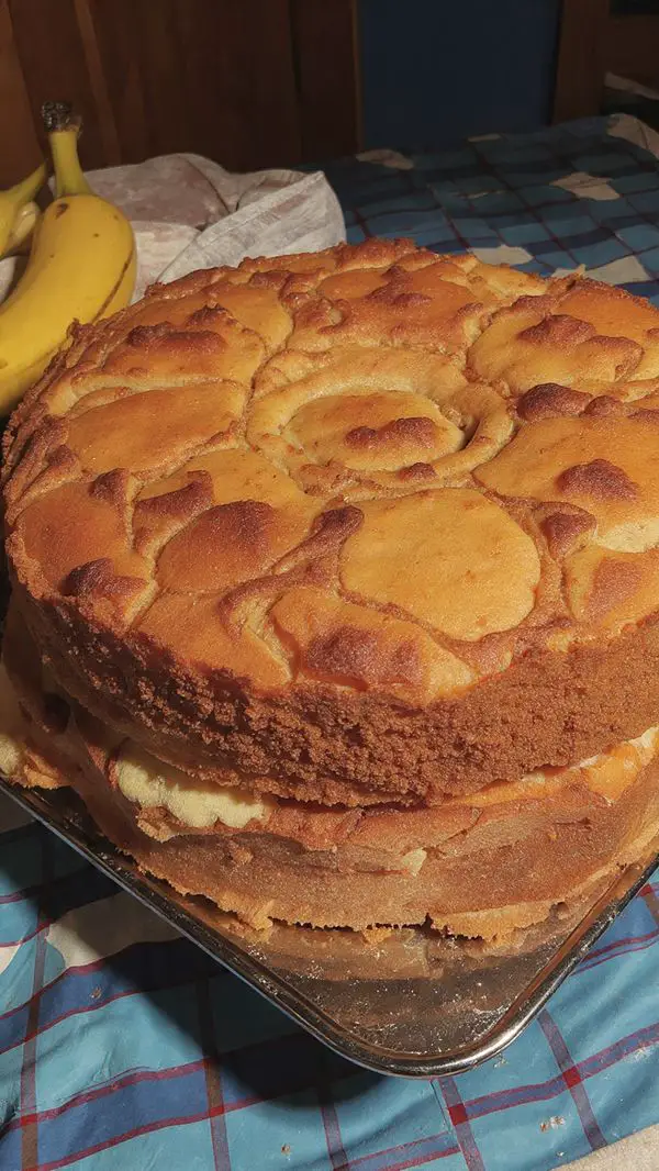 Soft And Moist Banana Cake