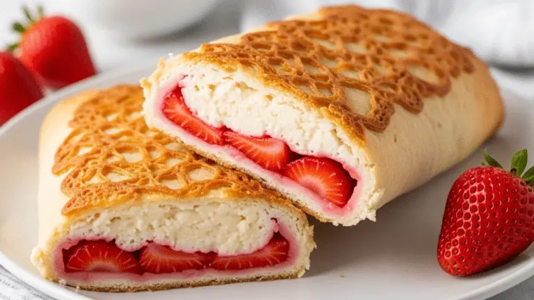 Strawberry Cheesecake Chimichangas