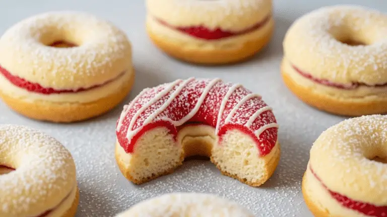 Strawberry Cheesecake Donuts