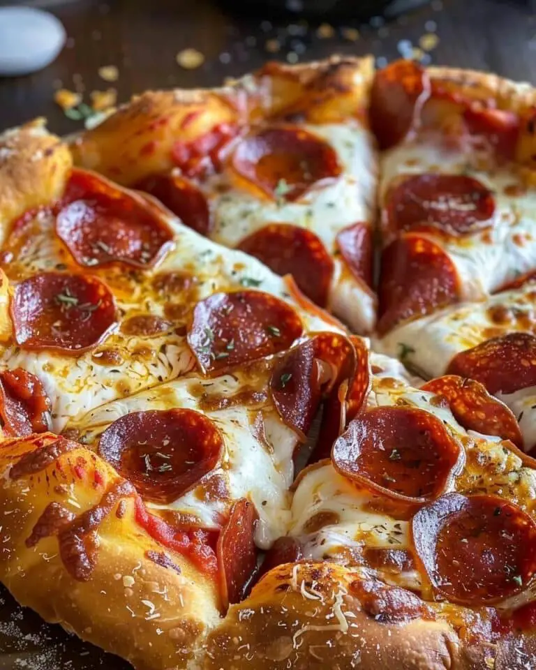 Stuffed Crust Pepperoni Pizza