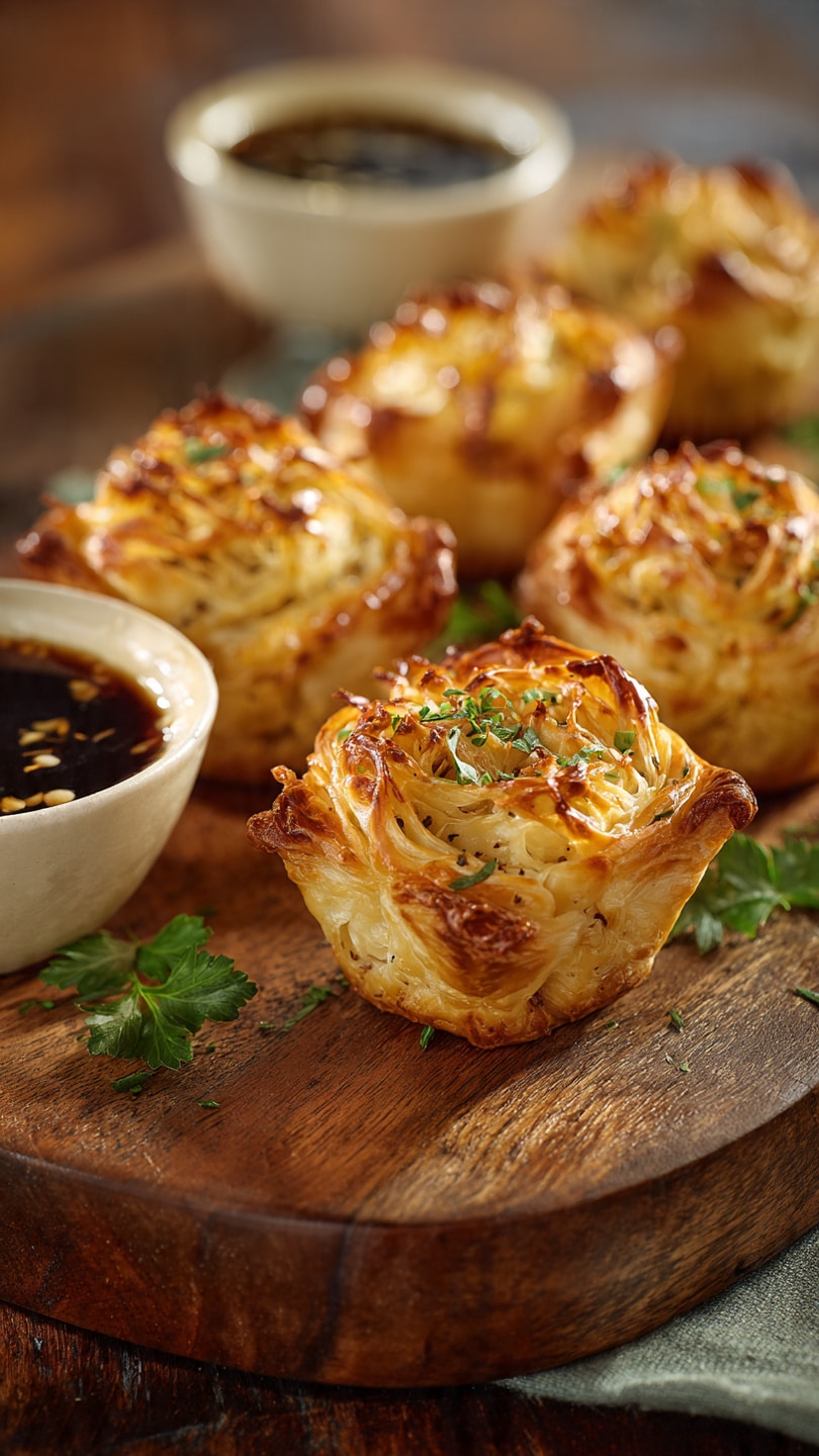 Teriyaki Chicken Puff Pastry Bites