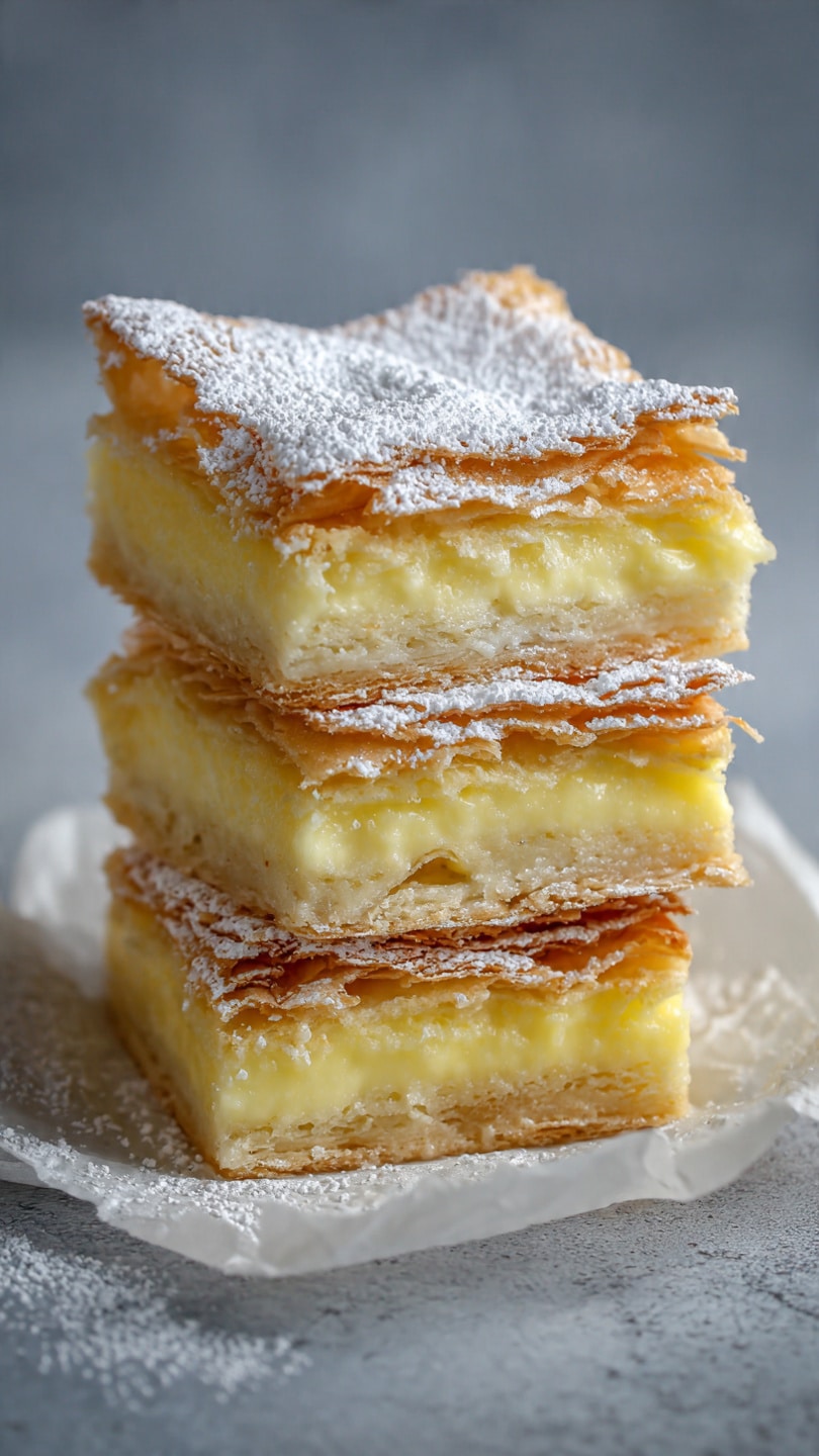 Traditional Vanilla Custard Slice