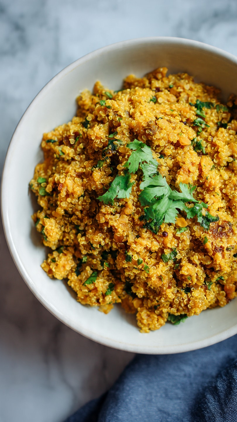 Turmeric Lentils And Quinoa