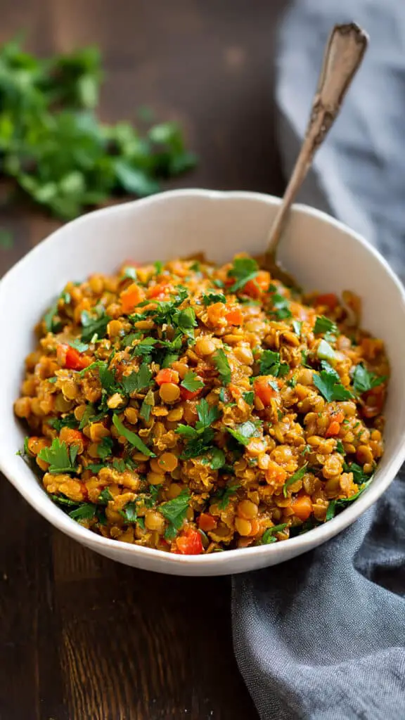 Turmeric Lentils And Quinoa