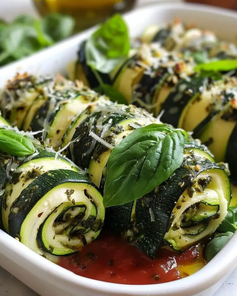 Vegan Zucchini Spinach Rollatini