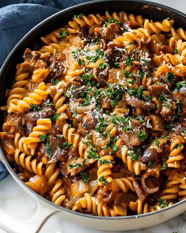 One Pot French Onion Pasta