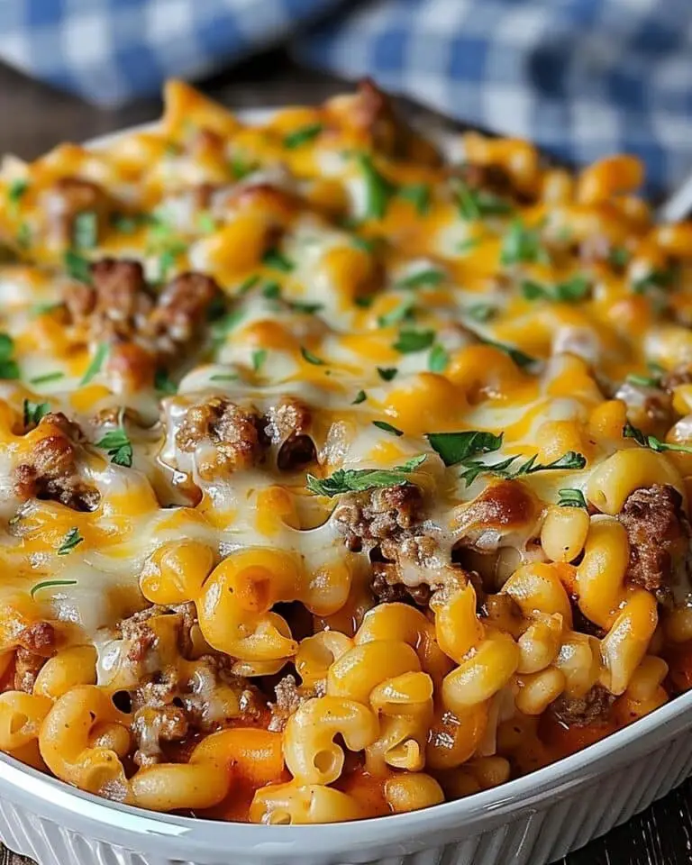 4 Ingredient Hamburger Casserole