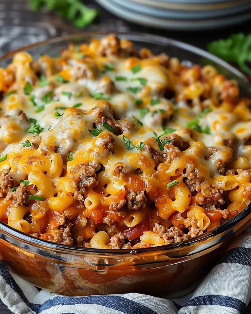 4 Ingredient Hamburger Casserole