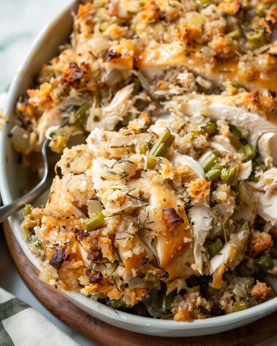 6-Ingredient Slow Cooker Chicken And Stuffing