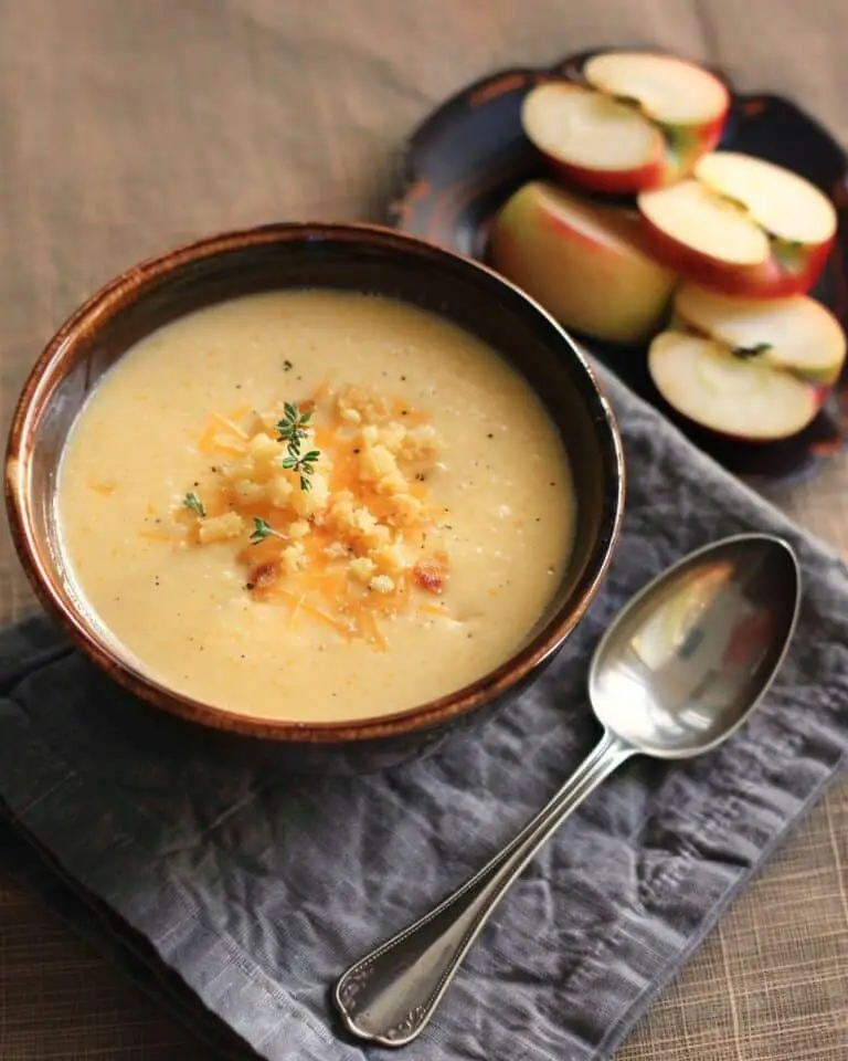Apple Cheddar Soup