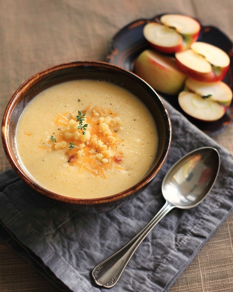 Apple Cheddar Soup