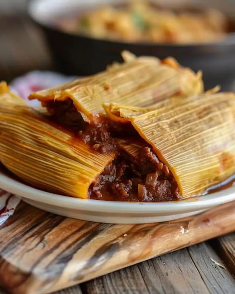 Authentic Mexican Chile Colorado Tamales
