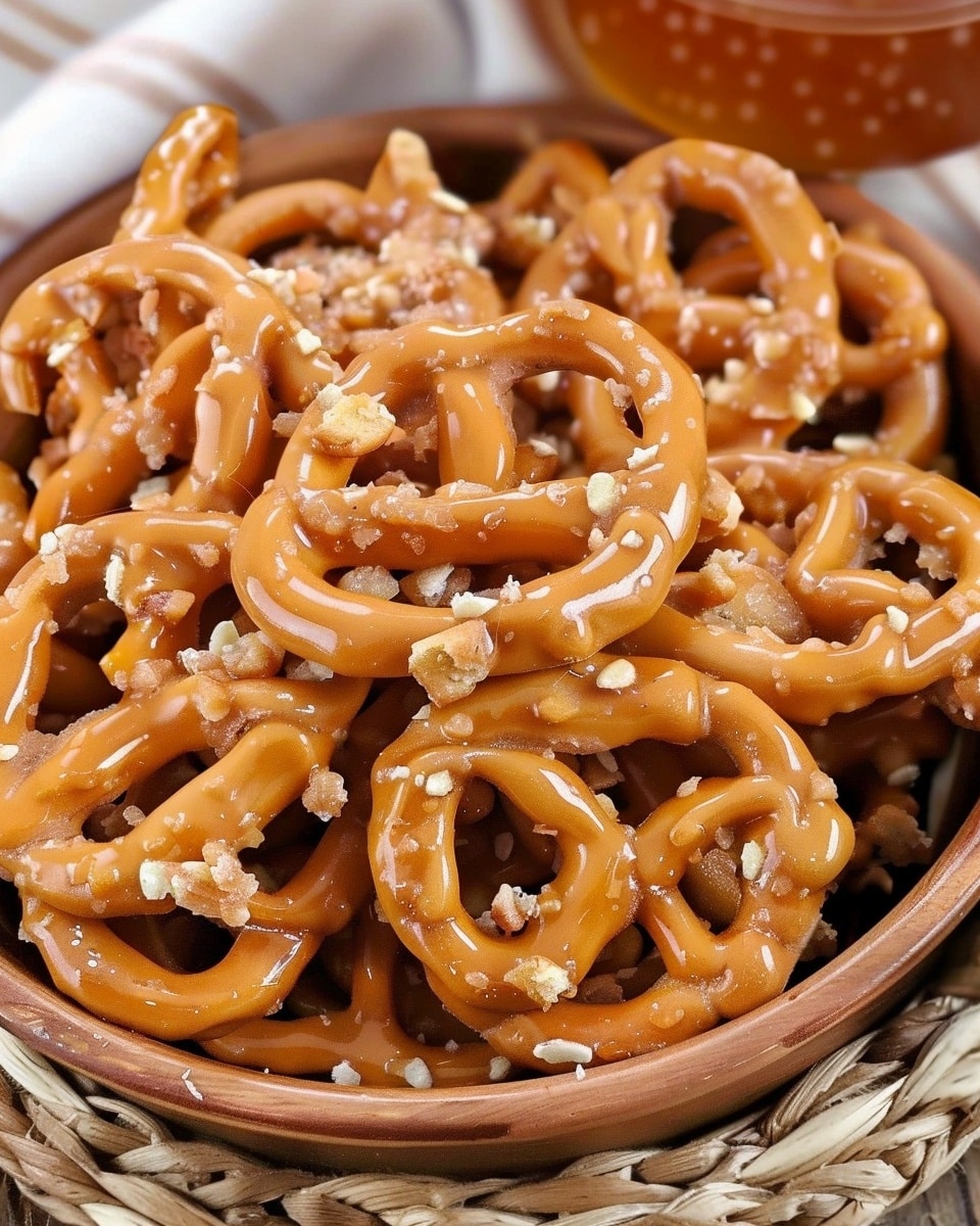 Butter Toffee Pretzels
