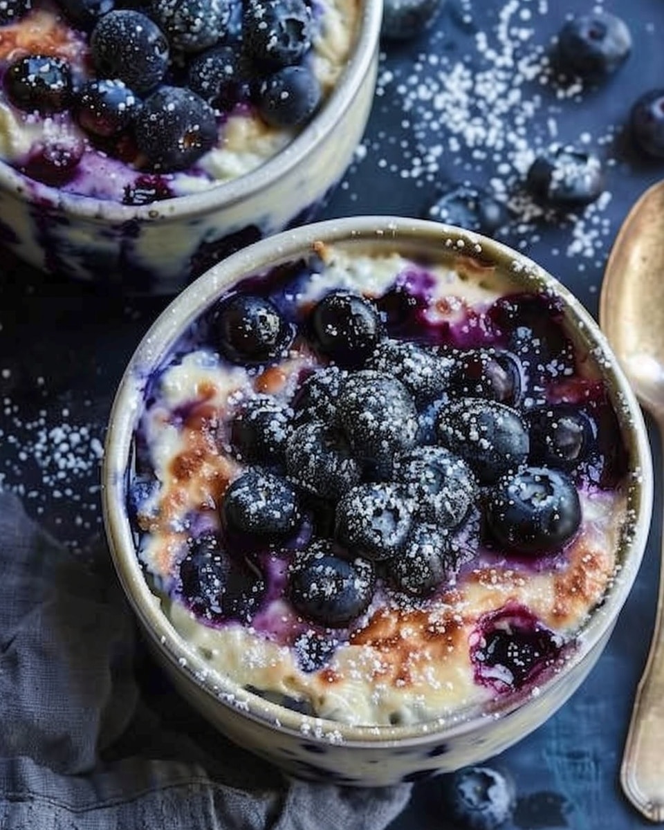 Baked Blueberry Cottage Cheese Breakfast Bowls