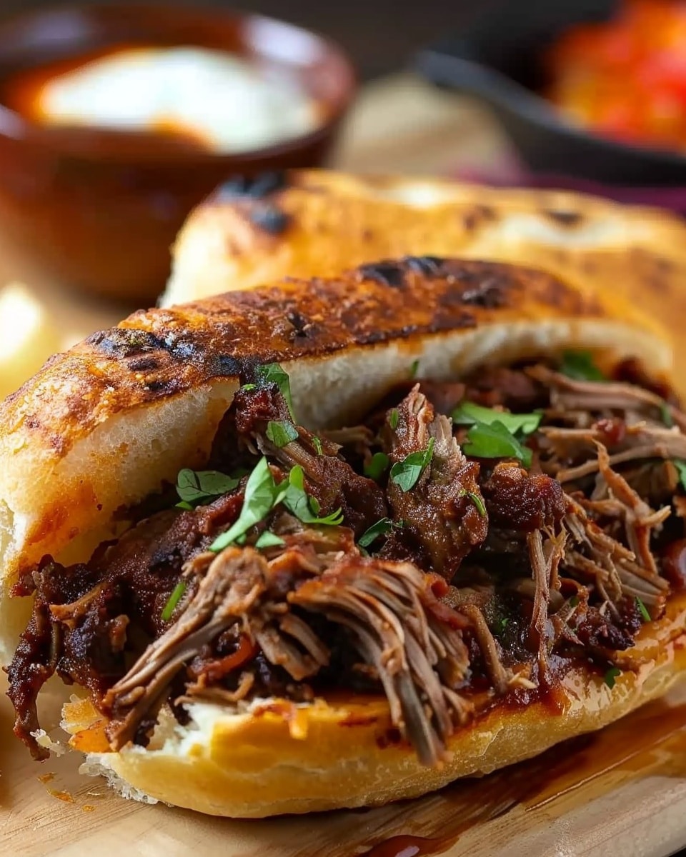 Beef Barbacoa Torta