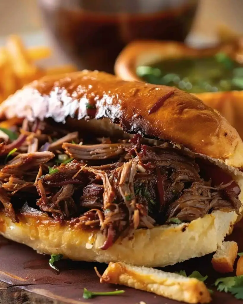 Beef Barbacoa Torta