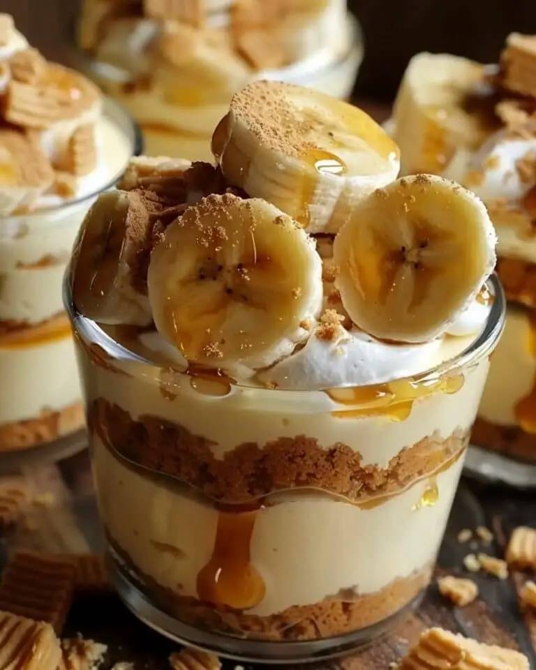 Biscoff Banana Pudding Cheesecake Cup