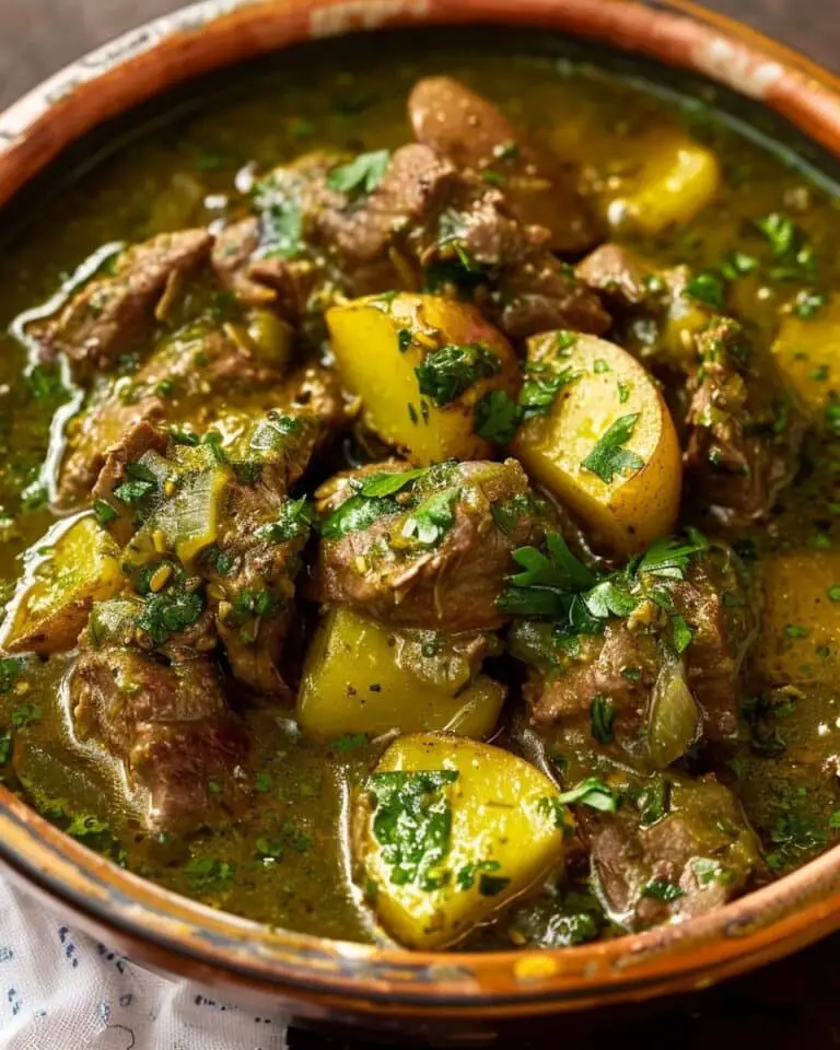 Bold New Mexico–Style Beef & Potato Chile Verde
