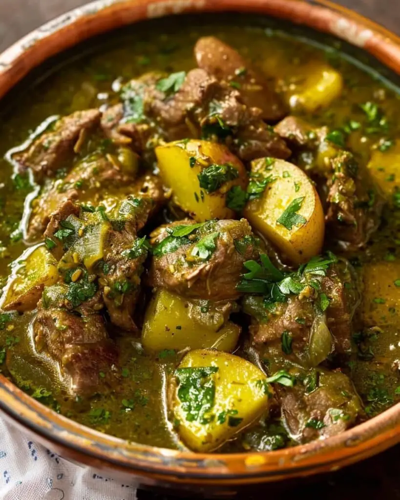 Bold New Mexico–Style Beef & Potato Chile Verde