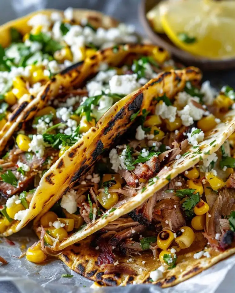 Brisket Street Corn Tacos
